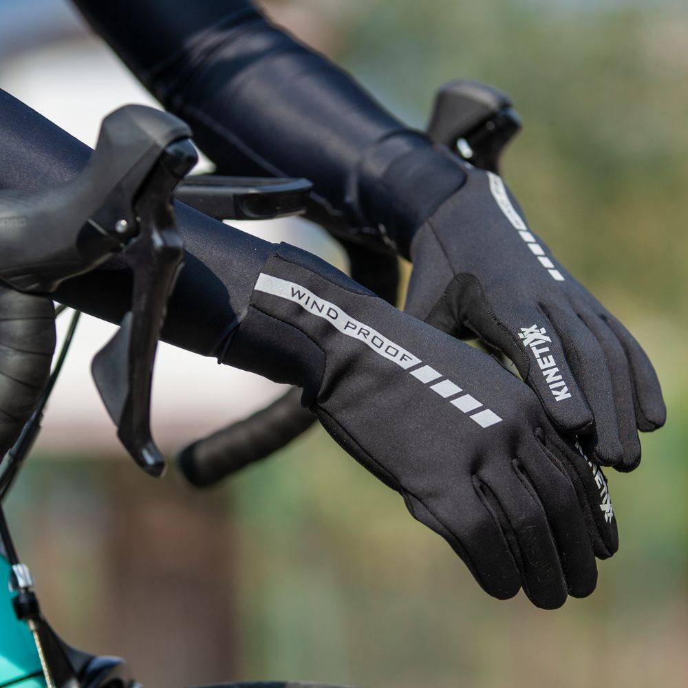 Kinetixx Winddichte Winter-Radhandschuhe Leevi Kostenlose Rückgabe