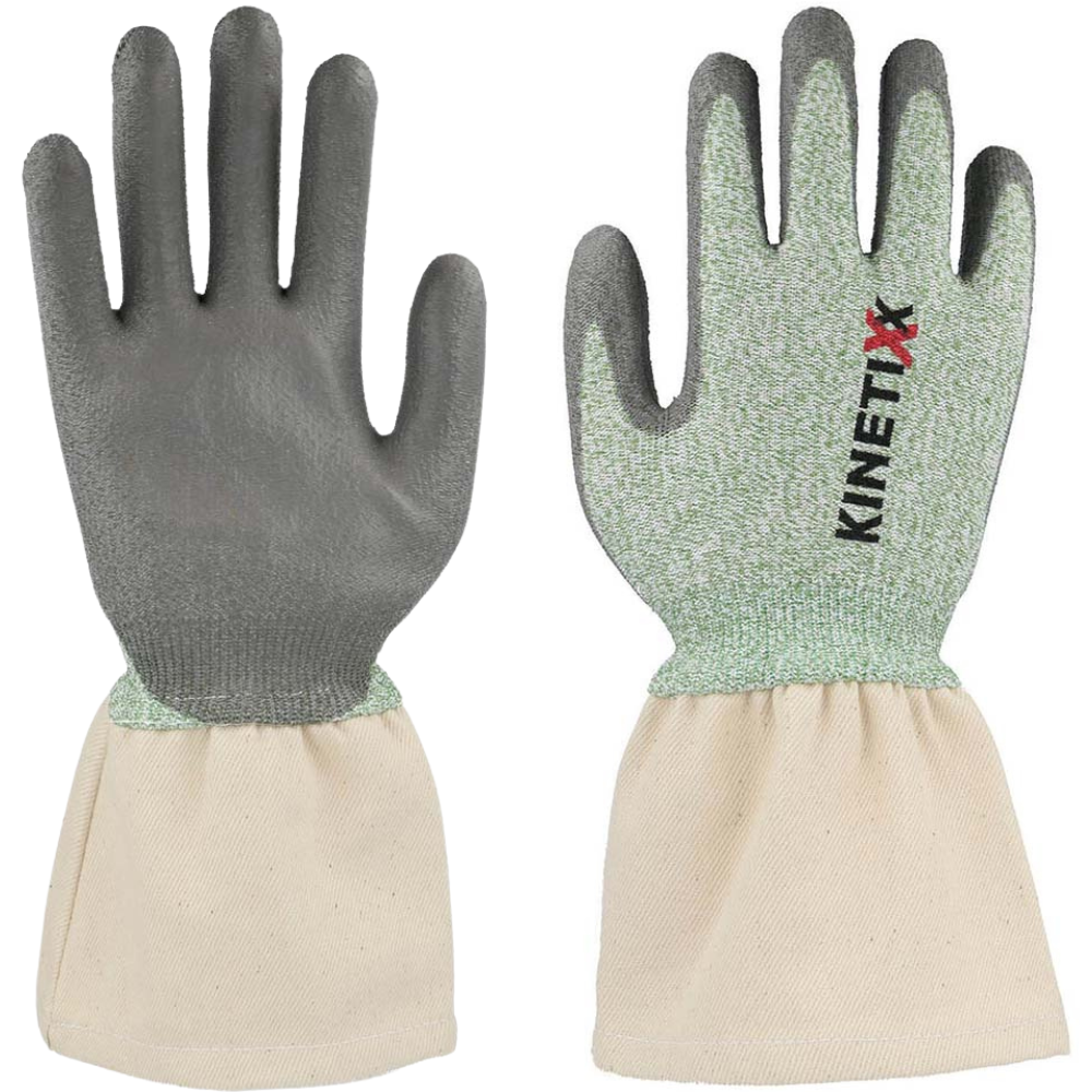 Kinetixx Schnittschutzhandschuh X-Green Cut aus nahtlosem 3D-Gestrick Im Verkauf