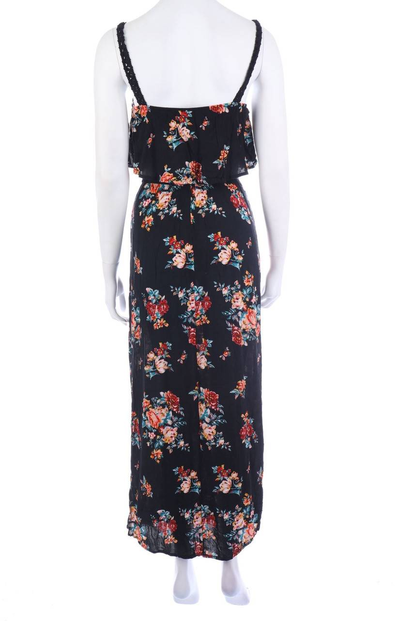 Carou Ohne Label Maxi-Kleid mit Blumen-Print Kostenloser Versand international