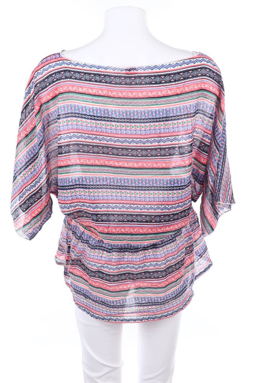 Carou s.Oliver Print-Bluse mit Batwing-Ärmeln Speichern exportieren