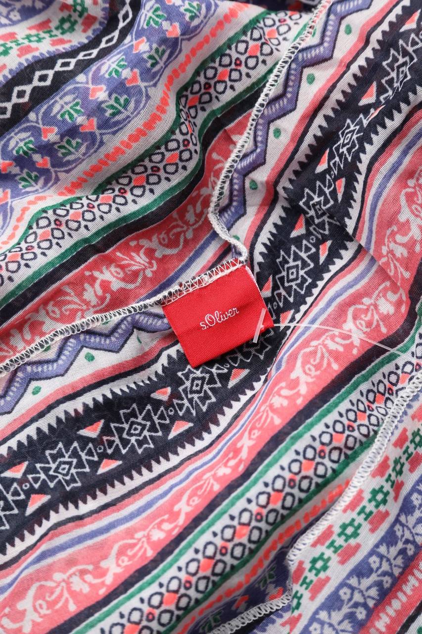 Carou s.Oliver Print-Bluse mit Batwing-Ärmeln Speichern exportieren