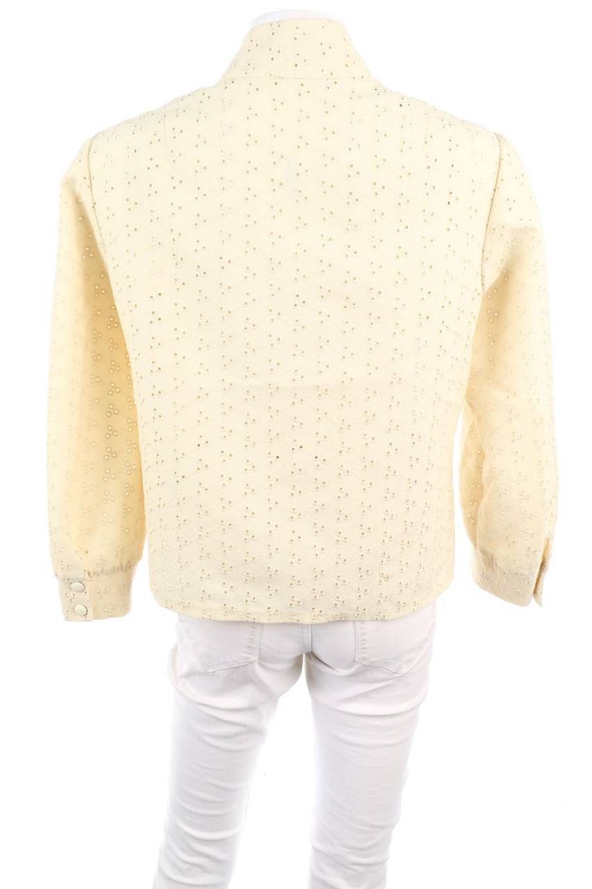 Carou VINTAGE Blazer-Jacke mit Lochspitze Sonderangebot