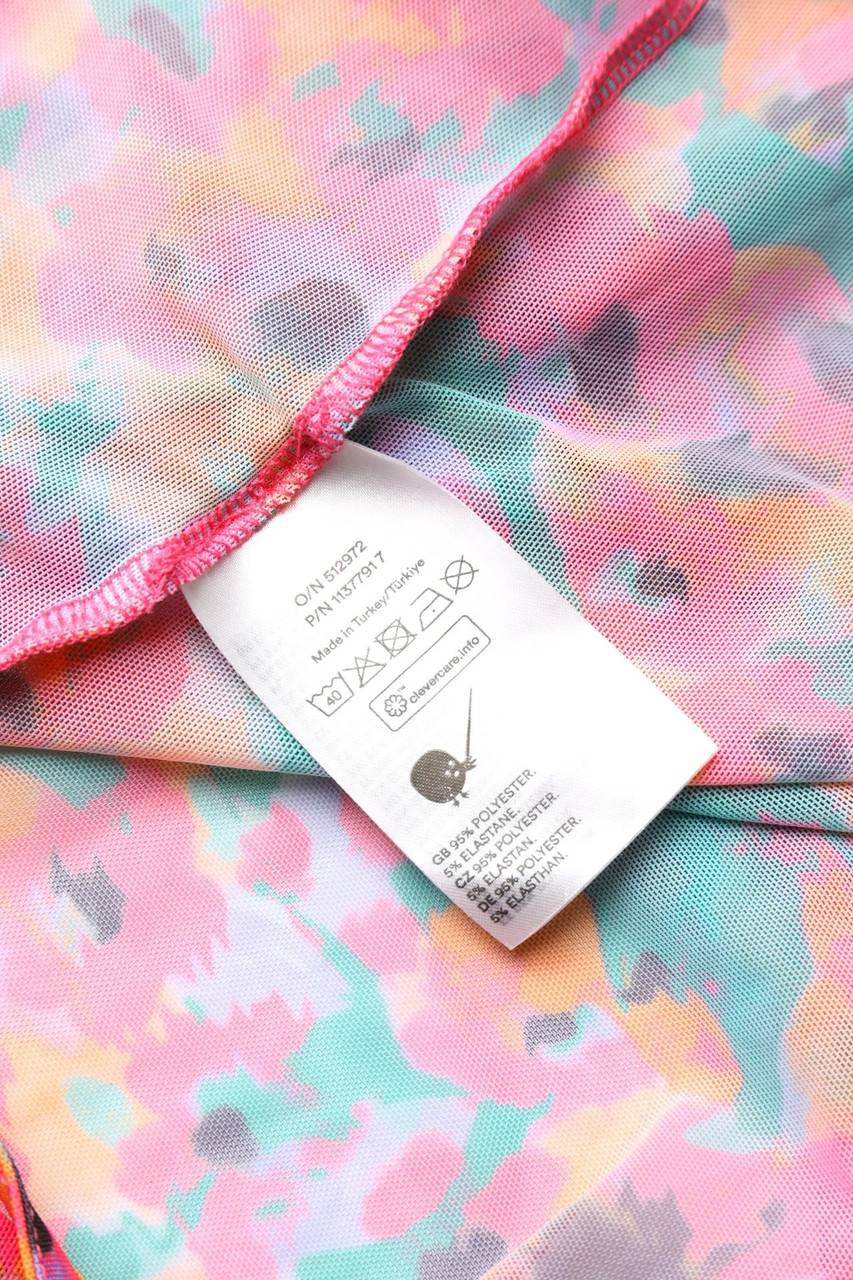 Carou MONKI Mesh-Bolero mit Blumen-Print Blitzangebot