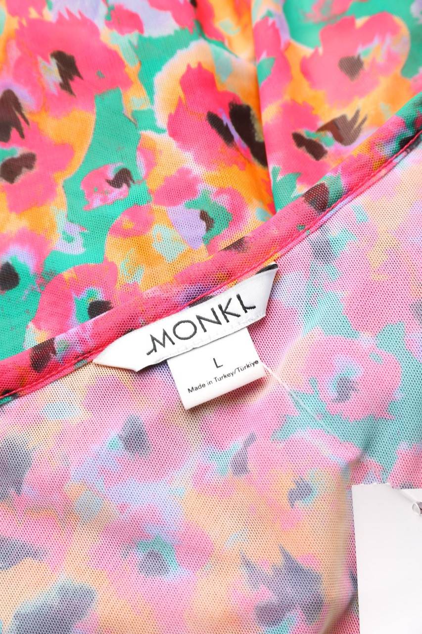 Carou MONKI Mesh-Bolero mit Blumen-Print Blitzangebot