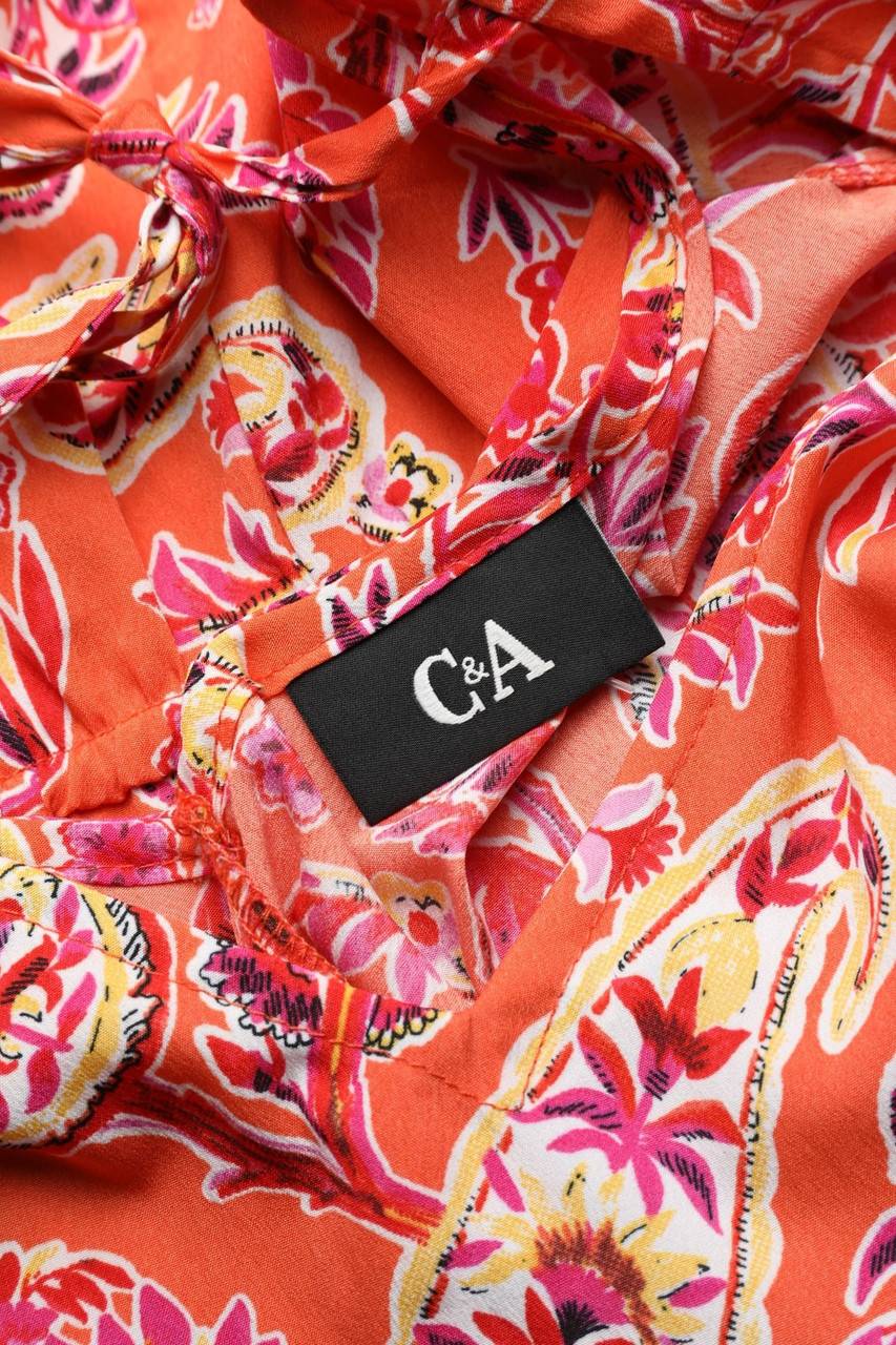 Carou C&A Kleid mit Blumen-Print Saisonale Angebote