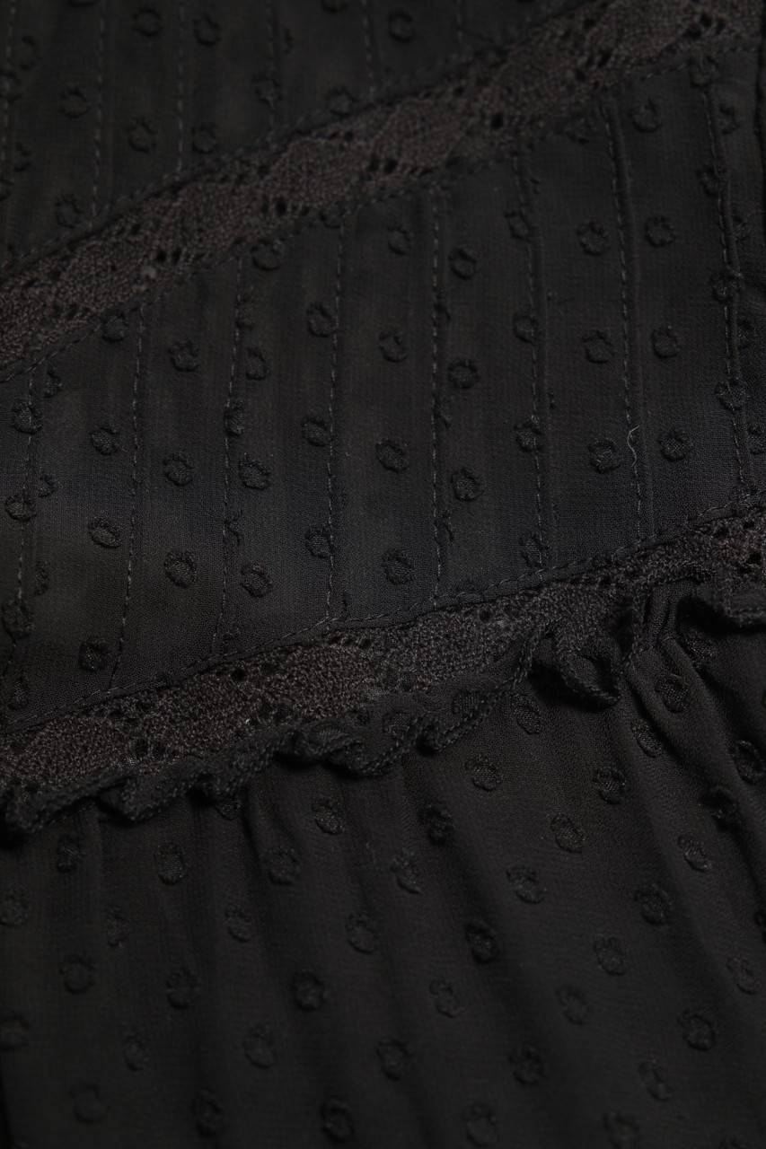 Carou Ohne Label Chiffon-Bluse mit Rüschen Sonderangebote