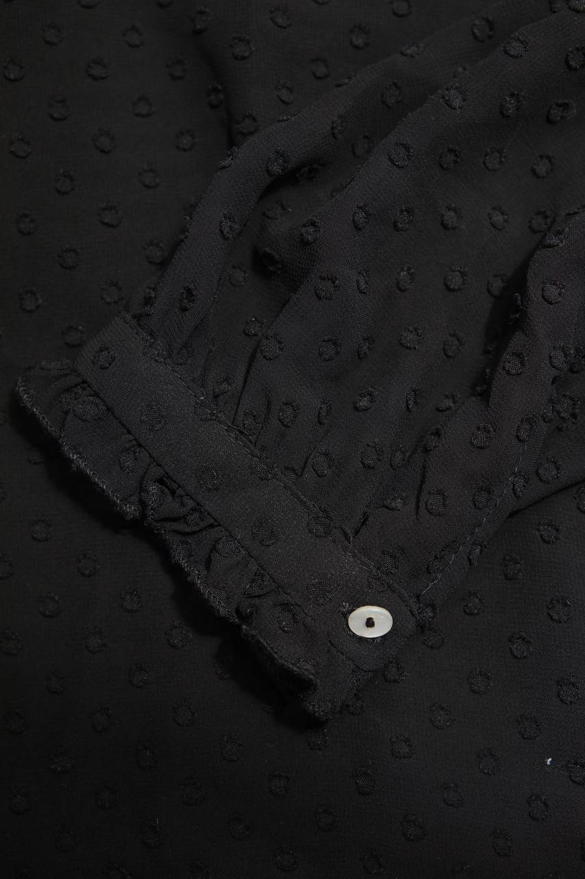 Carou Ohne Label Chiffon-Bluse mit Rüschen Sonderangebote
