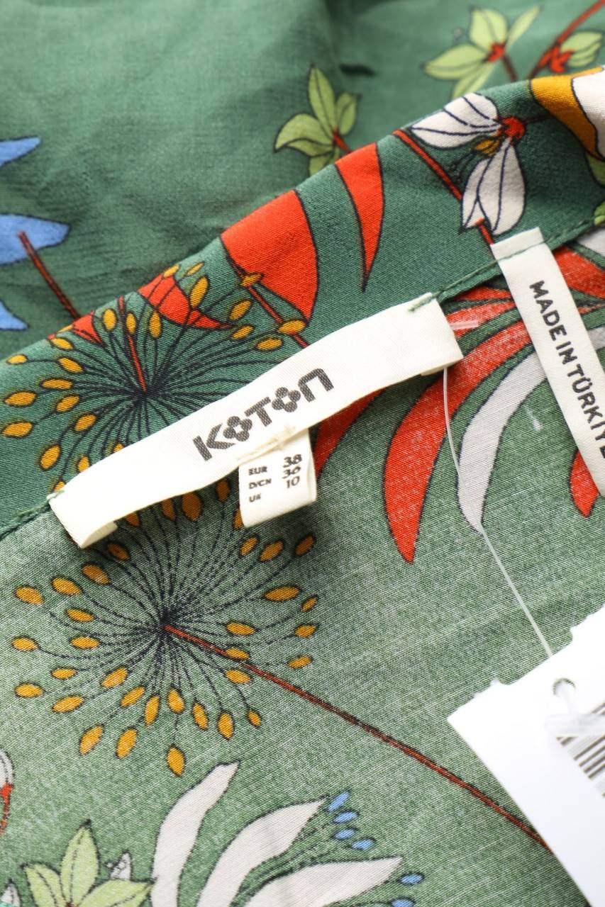 Carou KOTON Kurzarm-Bluse zum Knoten Bis zu 55% Rabatt