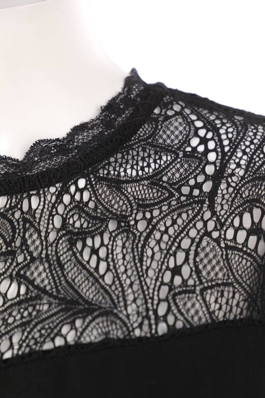 Carou 17&CO. Kurzarm-Bluse mit Spitzen-Einsatz 50% Rabatt mit kostenlosem Versand