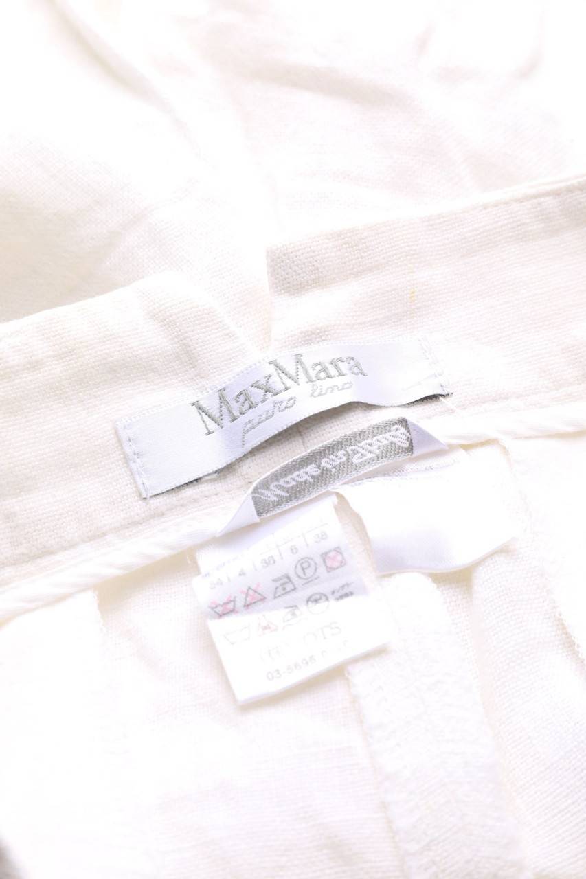 Carou Max Mara Bermuda-Shorts aus Leinen Clearance-Verkauf