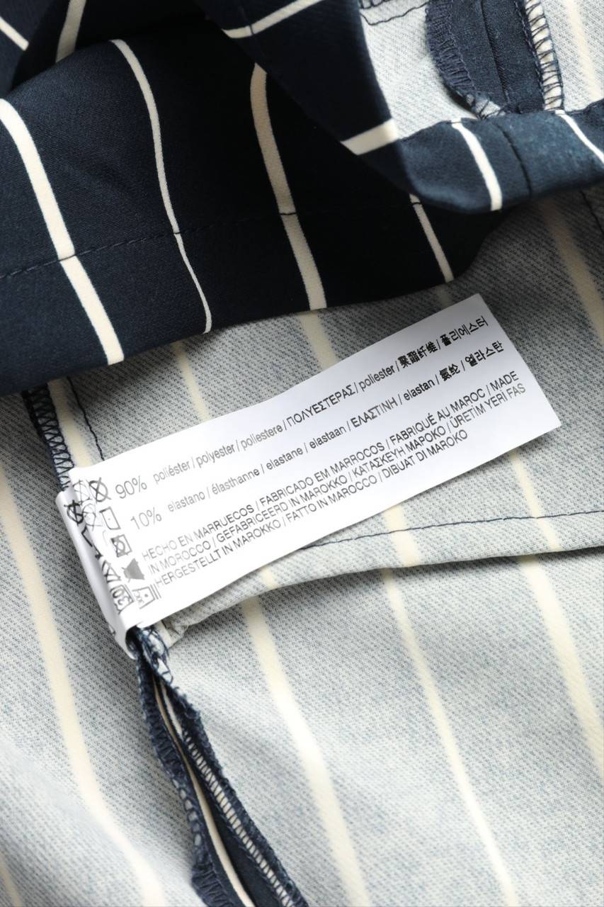 Carou PULL&BEAR Paperbag-Hotpants mit Streifen zollfrei