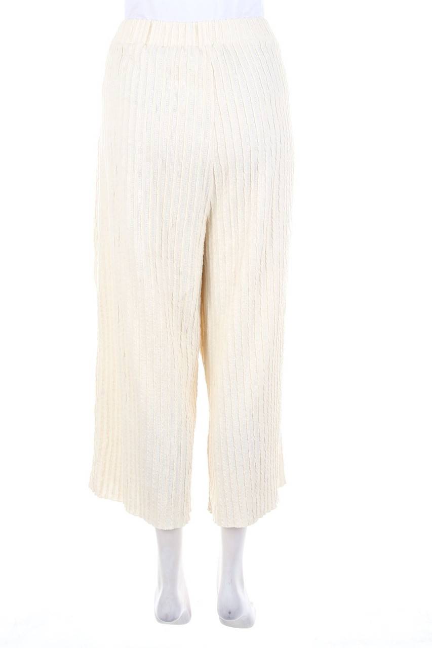 Carou Ohne Label High Waist-Culotte mit Raffungen 50% Rabatt für begrenzte Zeit