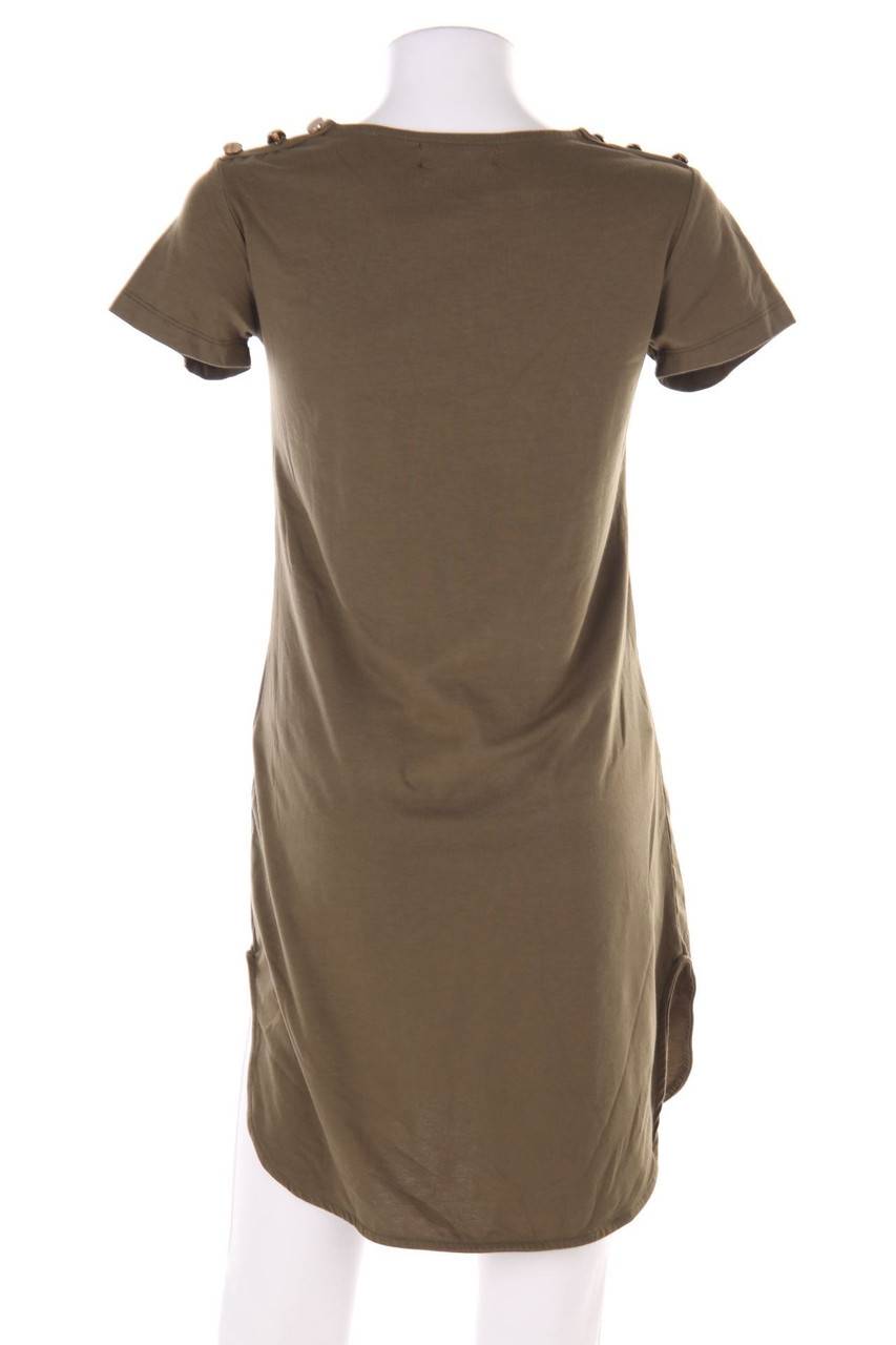 Carou SECONDHAND Shift-Kleid mit Schmuck-Knöpfen Online