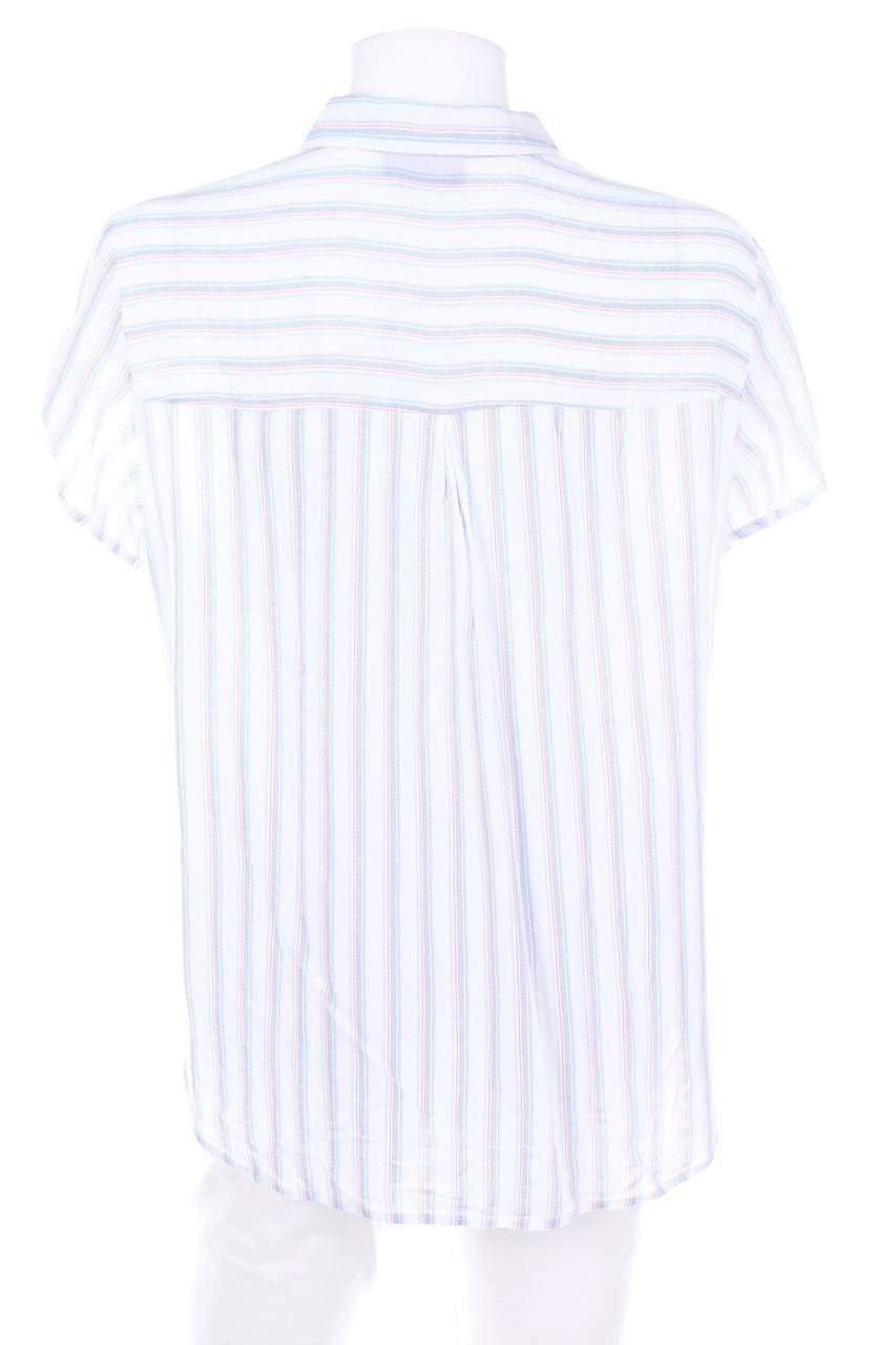 Carou Yessica by C&A Hemd-Bluse mit kurzem Ärmel zum Knoten Auslauf