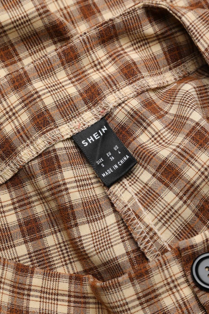 Carou SHEIN Hose mit Karo-Muster Schlussverkauf