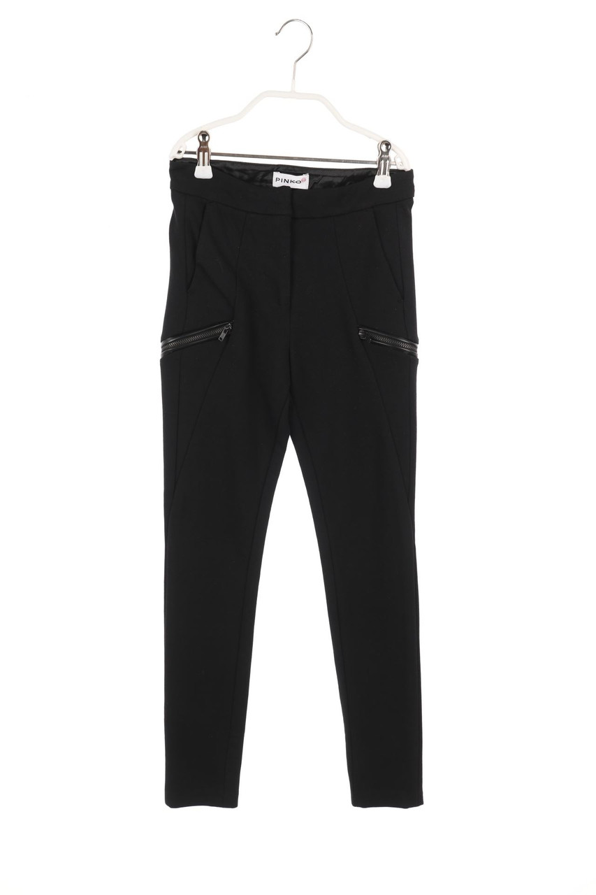 Carou PINKO UP Hose mit Kunstleder-Details Sonderangebot der Fabrik