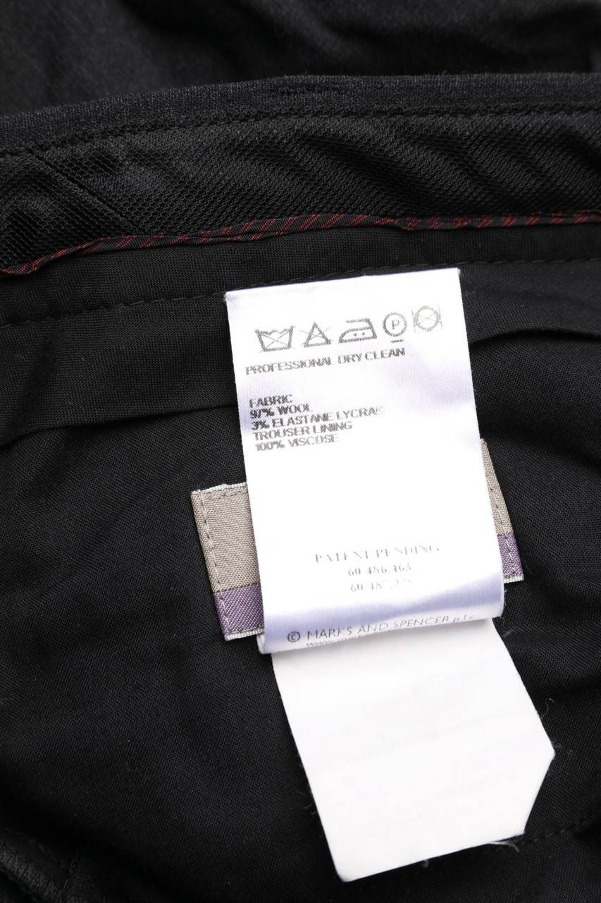 Carou MARKS & SPENCER Bundfalten-Hose aus Woll-Mix Im Verkauf
