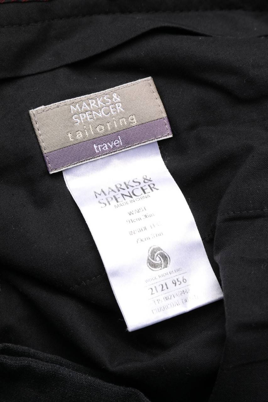 Carou MARKS & SPENCER Bundfalten-Hose aus Woll-Mix Im Verkauf
