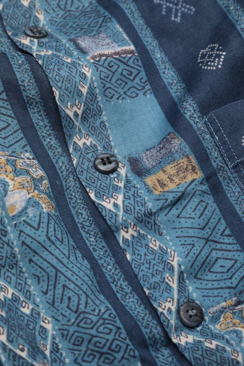 Carou Mc Panthon sportswear Print-Hemd im Angebot