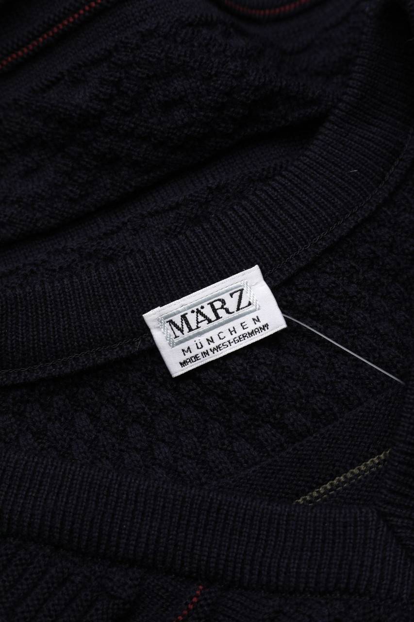 Carou MÄRZ MÜNCHEN Vintage-Pullunder aus Schurwolle im Preppy Style Fabrikverkauf