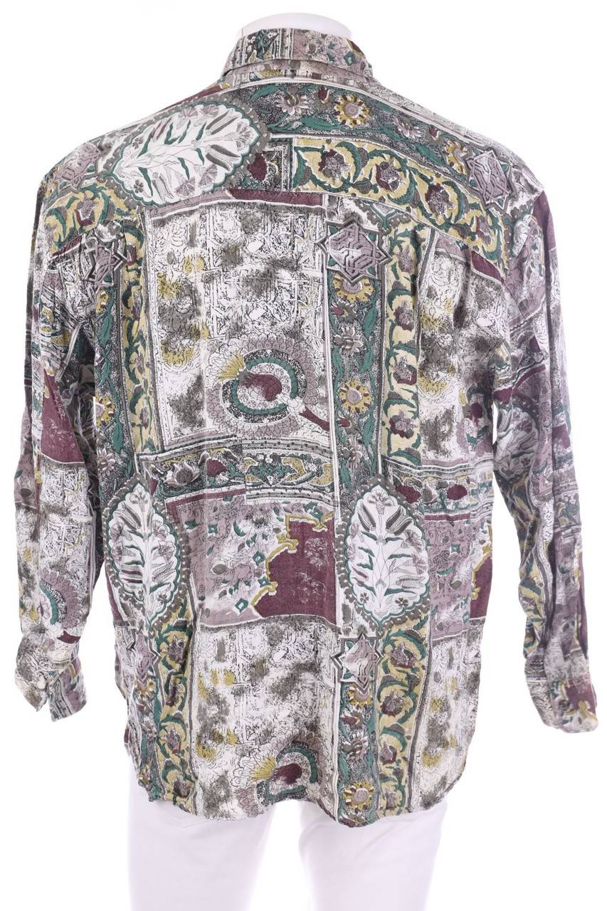 Carou VINTAGE Print-Hemd aus Viskose Meist gekauft