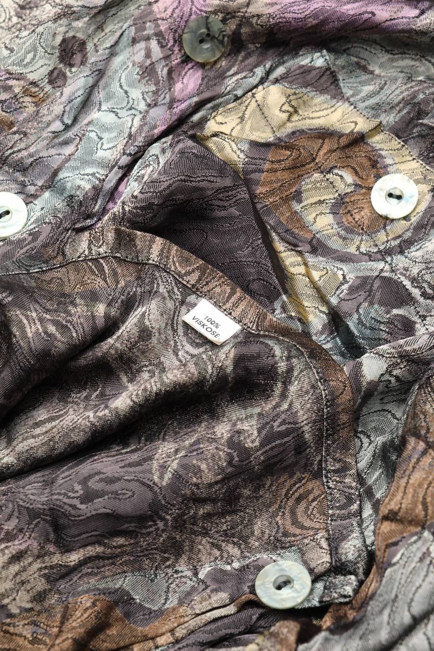 Carou SIGNUM Vintage-Hemd mit Paisley-Print aus Viskose Blitzverkäufe