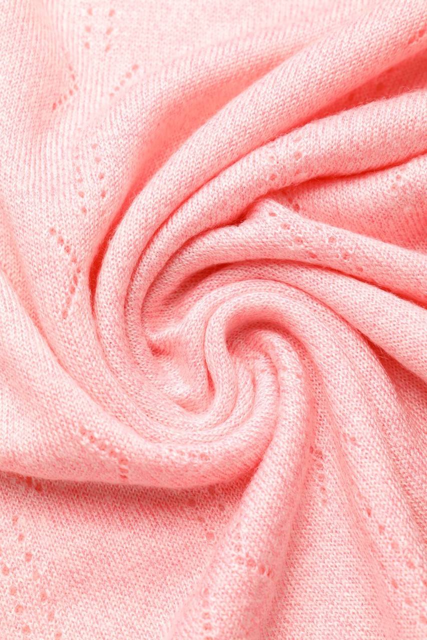 Carou VINTAGE Strick-Pullover mit Lochstrick-Details Limitierter Zeitrabatt