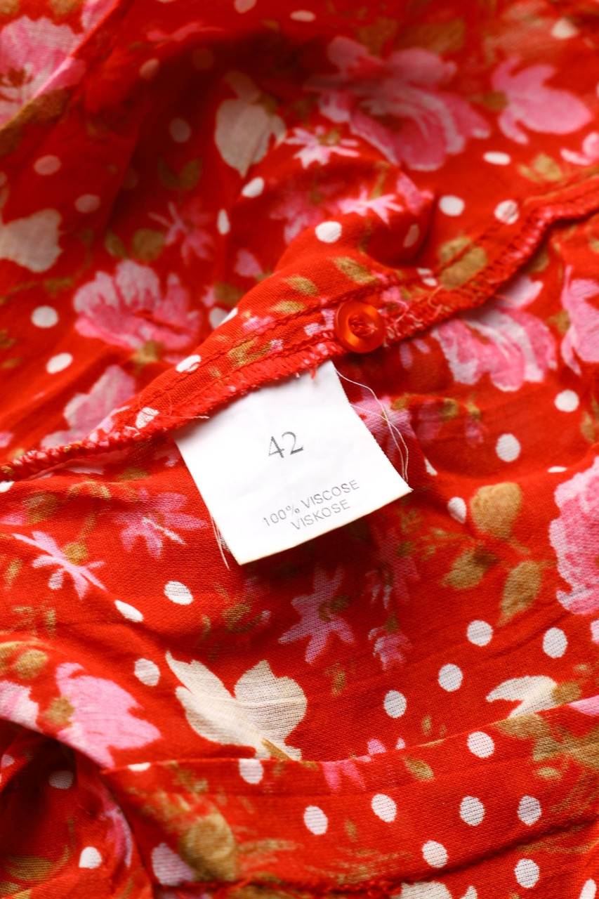 Carou VINTAGE Bluse mit Blumen-Print Rabatt