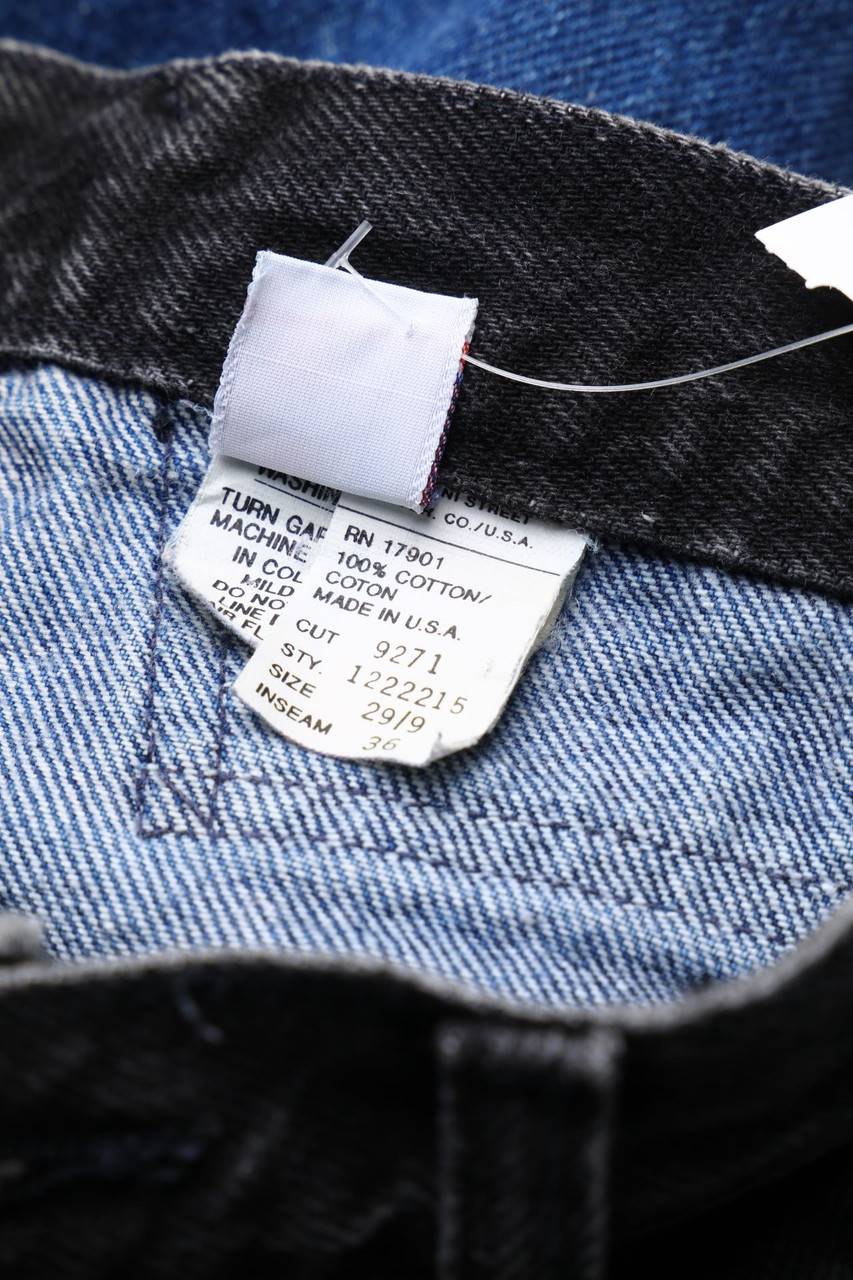 Carou ROCKIES Raw Denim Straight Cut Jeans mit Logo-Patch Versandkostenfrei