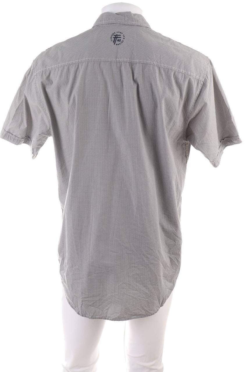 Carou TOM TAILOR Kurzarm-Hemd mit Karo-Muster Saisonale Angebote