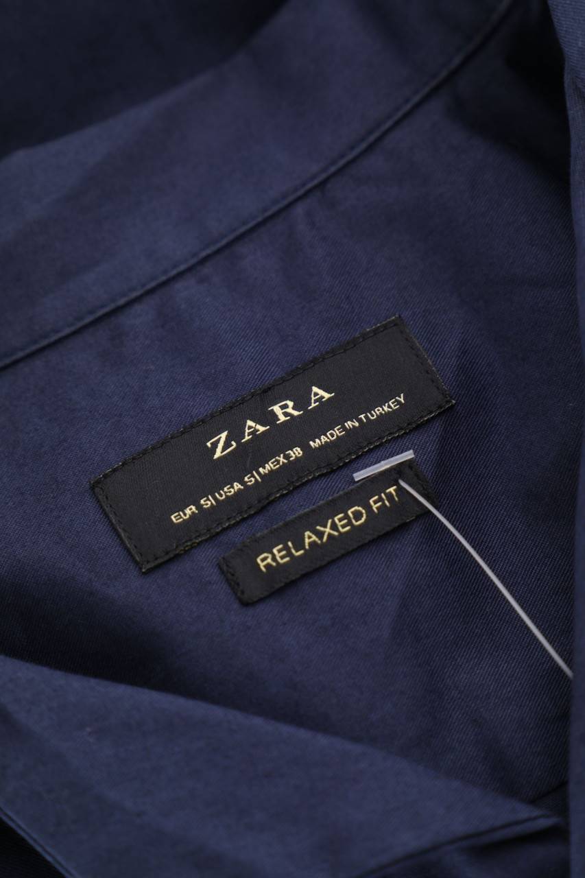 Carou ZARA Kurzarm-Hemd Casual uni Räumungsverkauf
