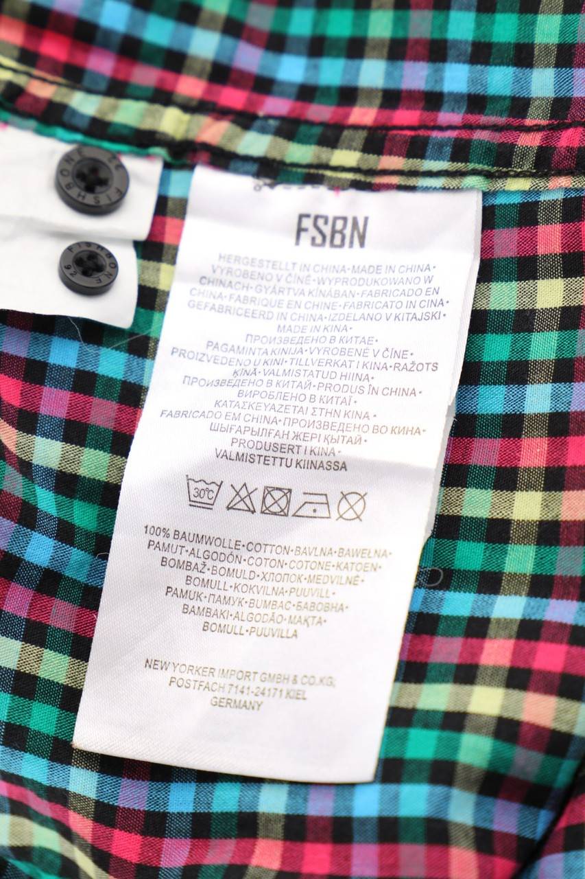 Carou FSBN Kurzarm-Hemd mit Karo-Muster Sonderangebote
