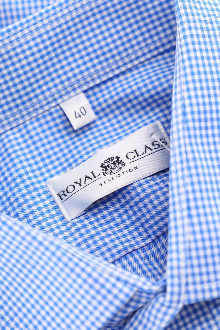 Carou ROYAL CLASS kariertes Kurzarm-Hemd Super Sparpreis