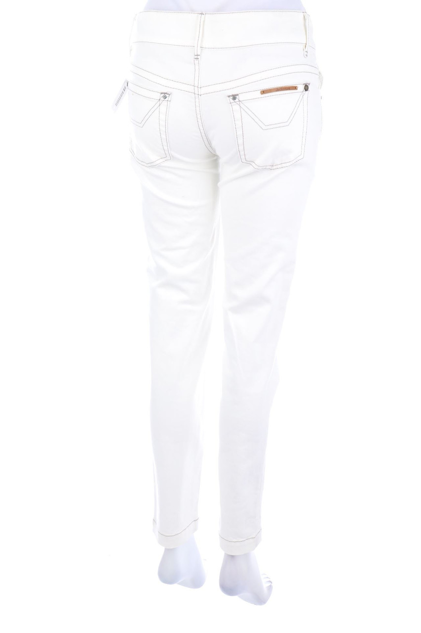 Carou Jeckerson Skinny-Jeans mit Kunstleder-Details Weihnachtsangebot