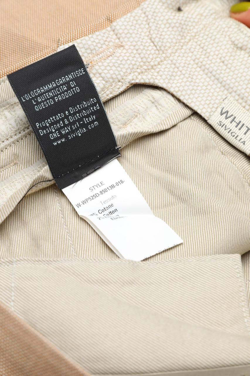 Carou WHITE SIVIGLIA Chino-Hose aus Baumwoll-Mix Muttertagsangebot