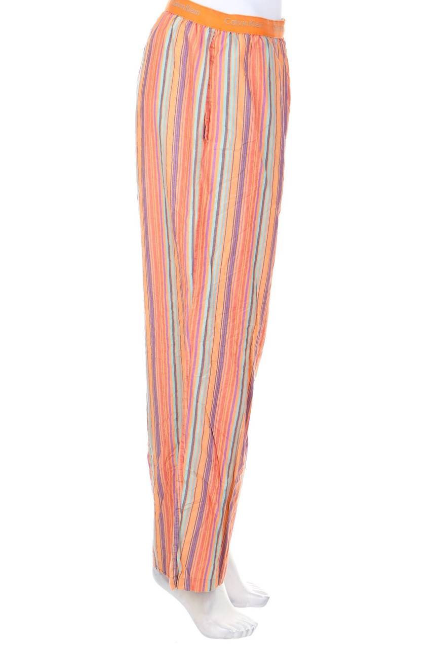 Carou Calvin Klein Streifen-Hose mit Logo-Print VIP-Rabatte