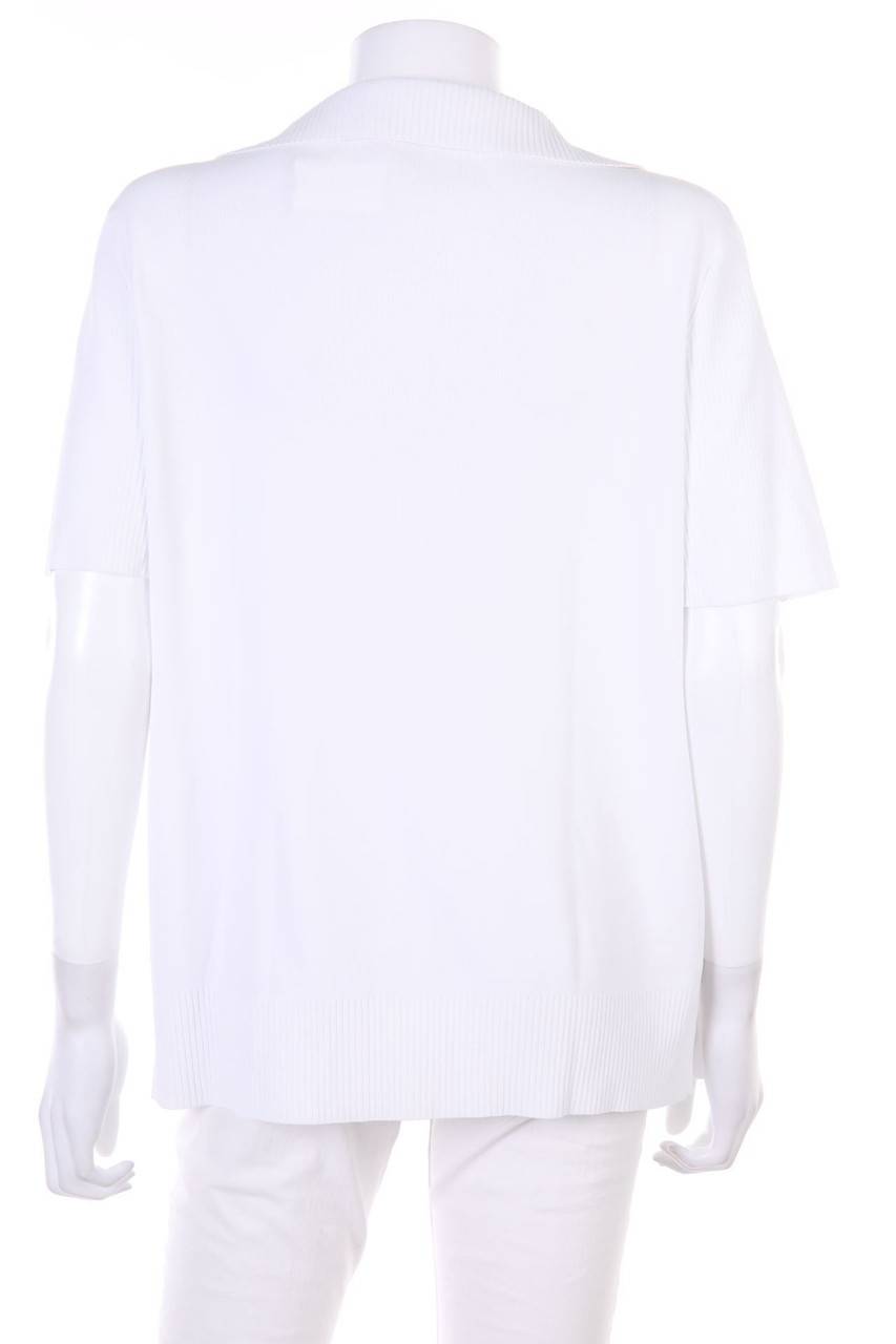 Carou FABIANI Kurzarm-Polo-Pullover Super Sparpreis