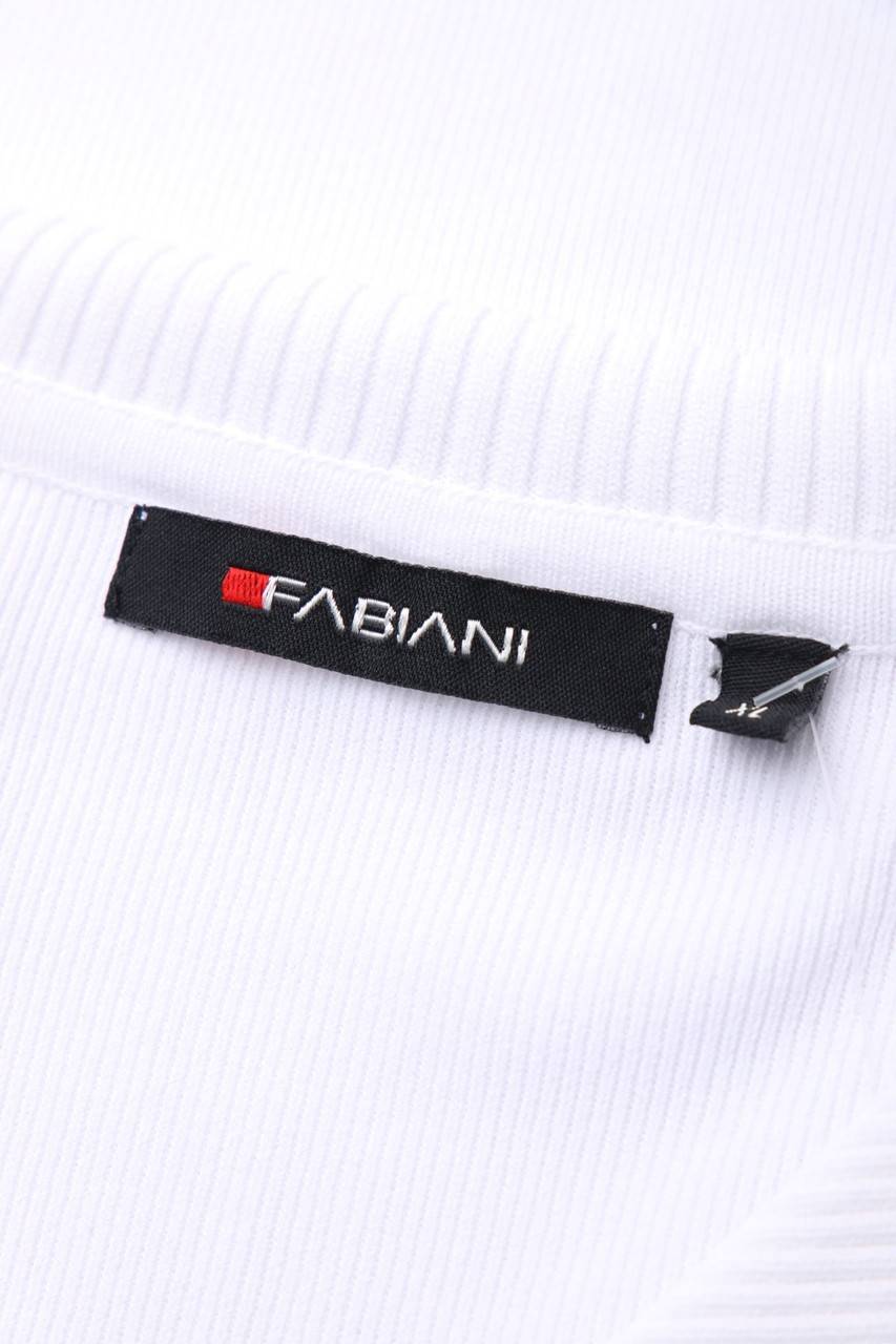 Carou FABIANI Kurzarm-Polo-Pullover Super Sparpreis