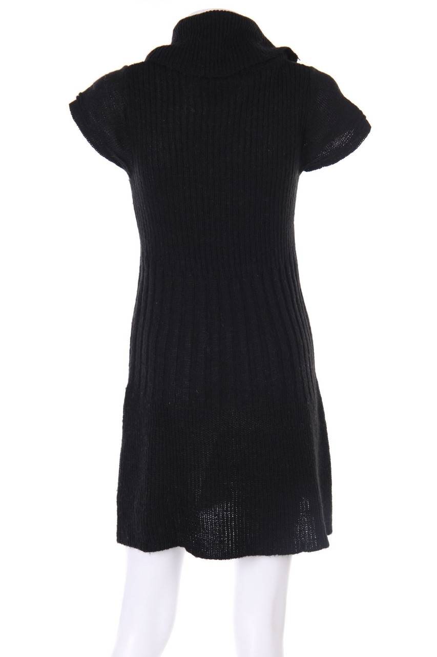 Carou Ohne Label Strick-Minikleid mit Rollkragen Kostenlose Rückgabe