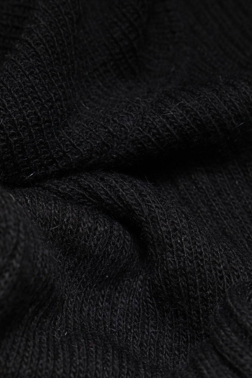 Carou Ohne Label Strick-Minikleid mit Rollkragen Kostenlose Rückgabe
