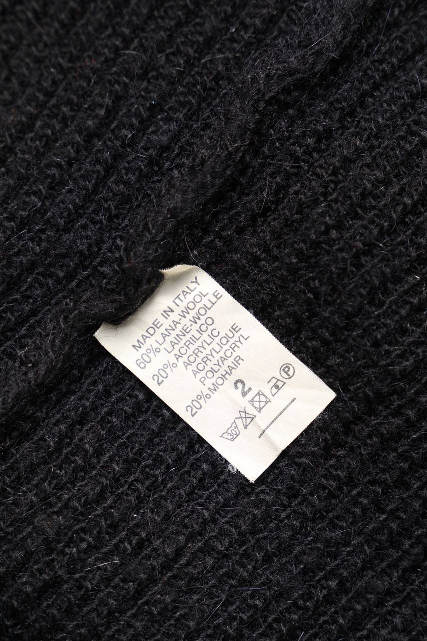 Carou Ohne Label Strick-Minikleid mit Rollkragen Kostenlose Rückgabe