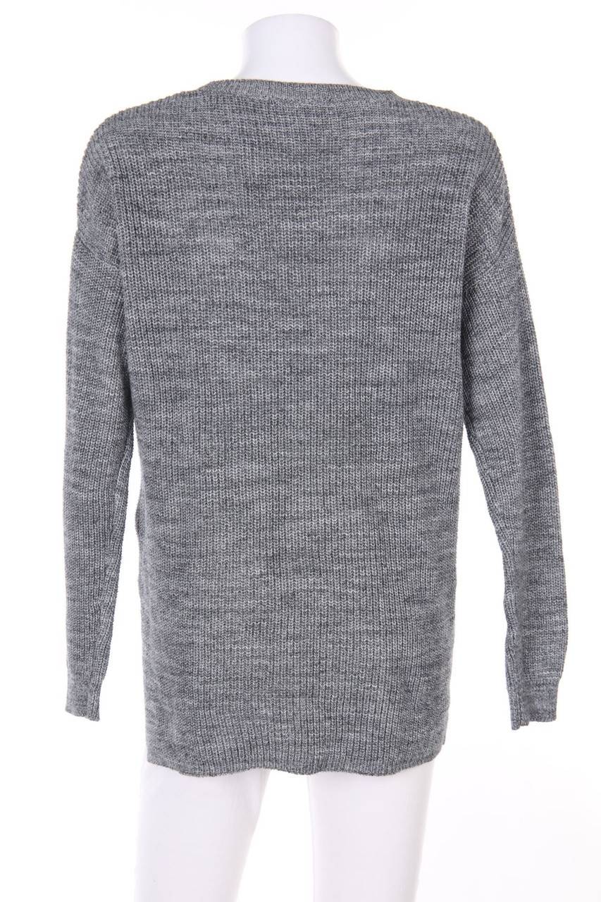 Carou H&M DIVIDED Oversize-Strick-Pullover mit Reißverschluss Begrenzte Freigabe