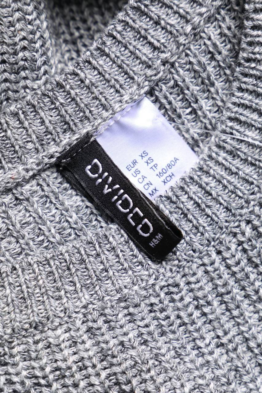 Carou H&M DIVIDED Oversize-Strick-Pullover mit Reißverschluss Begrenzte Freigabe