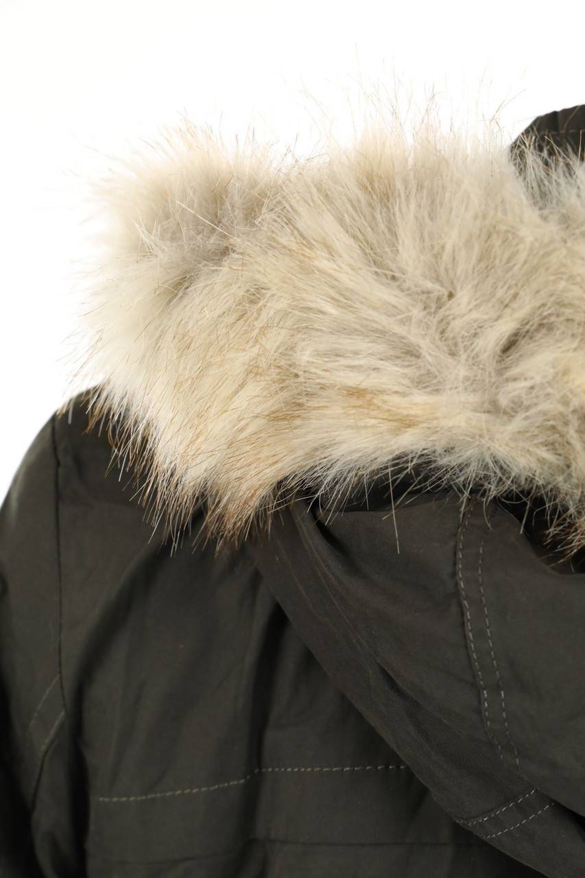 Carou Chicorée Parka mit Fake Fur-Besatz Letzte 3 Tage