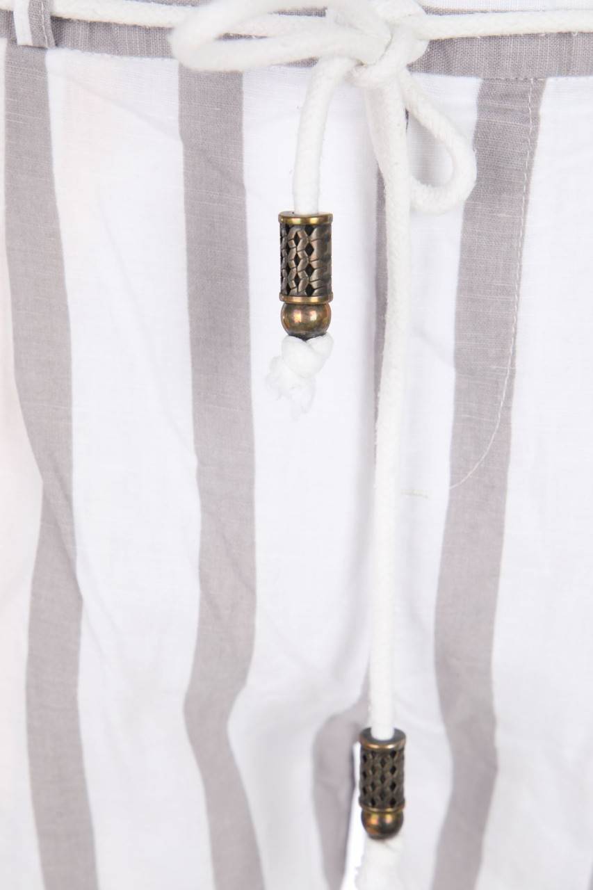 Carou orsay Chino-Hose mit Streifen mit Gürtel Kostenloser Versand international