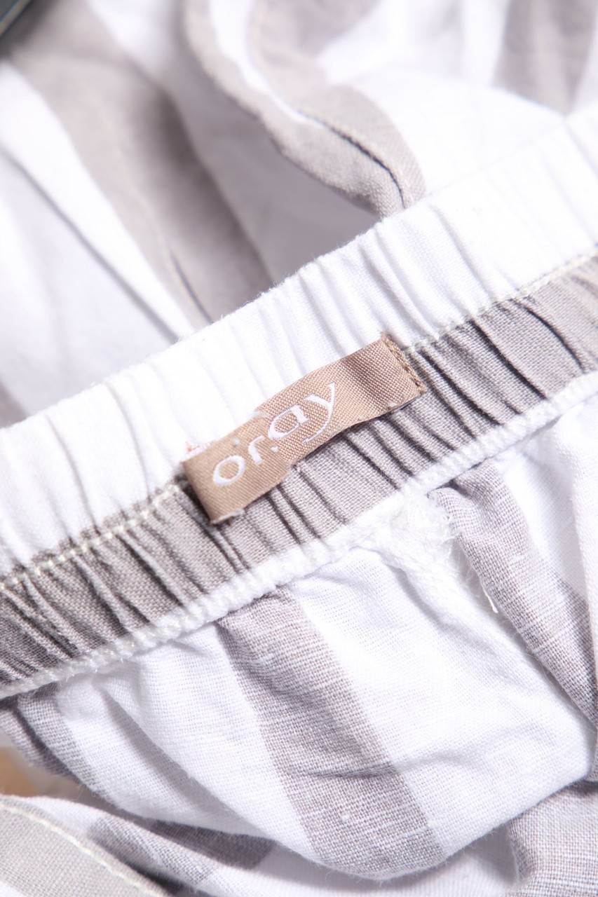 Carou orsay Chino-Hose mit Streifen mit Gürtel Kostenloser Versand international