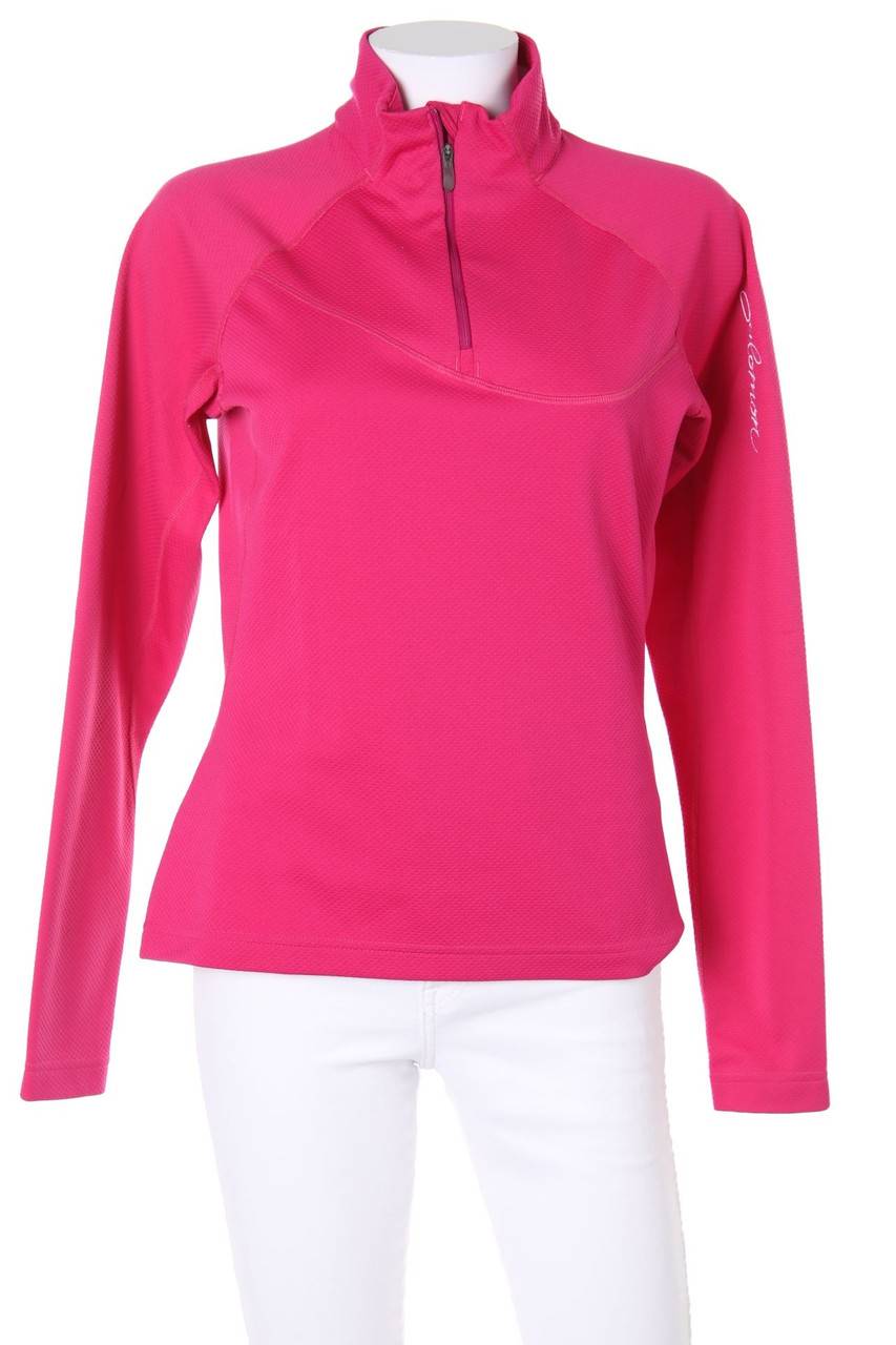 Carou SALOMON Sport Longsleeve-Shirt mit Logo-Stickerei