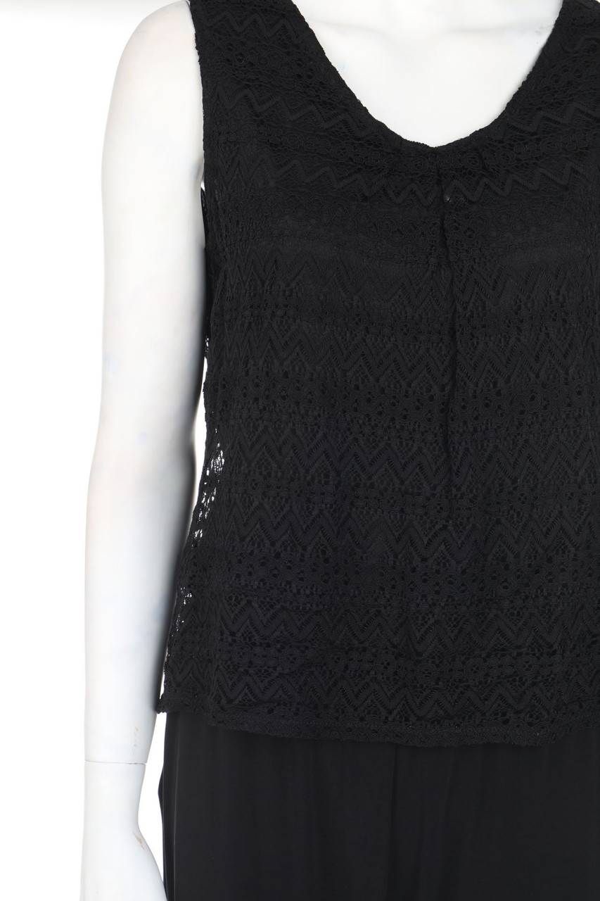 Carou comma Jumpsuit im Layer Look mit Spitze Fabrikverkauf