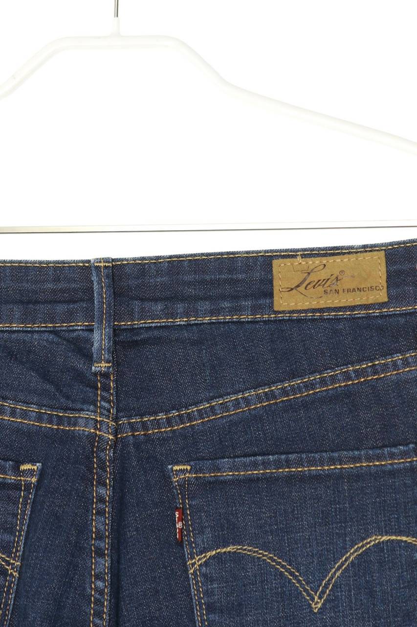 Carou LEVI´S Used Look Straight Cut Jeans mit Logo-Patch Blitzverkäufe