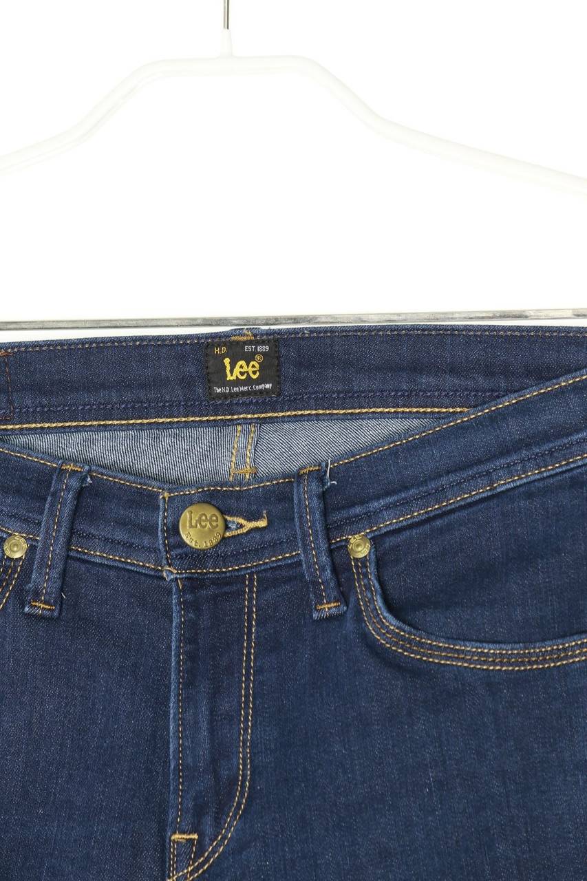 Carou Lee Straight Cut Jeans mit Logo-Patch Limitierter Zeitrabatt
